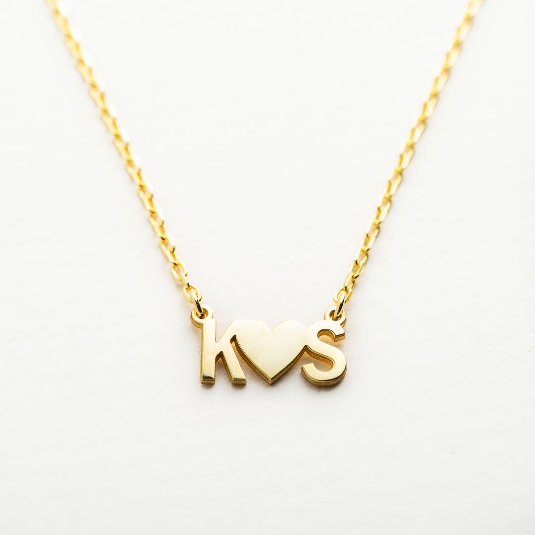 Personalized Necklace Attached Letters | Initial Necklace | Holidays Gifts | Attached Letters | Wife Gifts | Gifts For Mom | Birthday Gift